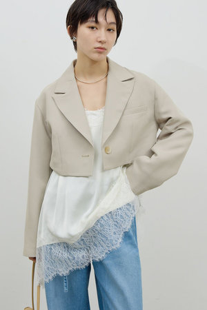 ガリャルダガランテ/GALLARDAGALANTEの【予約販売】クロップドジャケット(110800/110801)