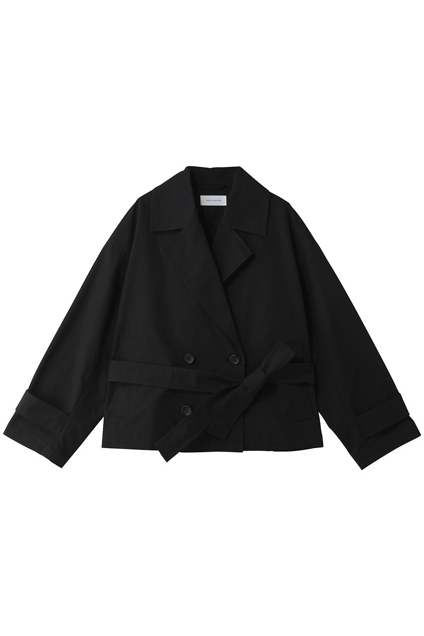 ガリャルダガランテ/GALLARDAGALANTEの【HERITANOVUM】ウォータープルーフショートコート(ブラック/GGH1061108A0001)