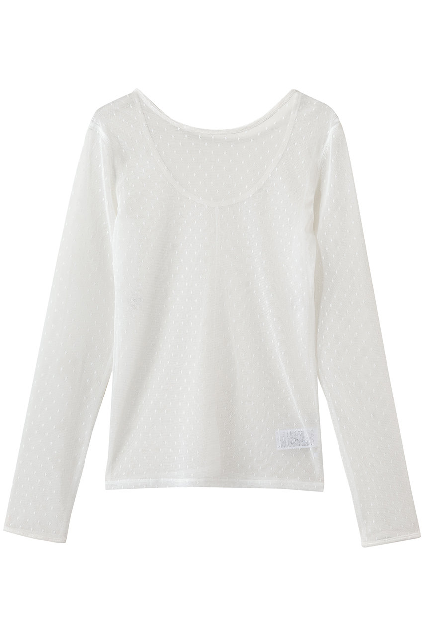 ガリャルダガランテ/GALLARDAGALANTEの2wayチュールプルオーバー(ホワイト/GGZ1061106A0001)