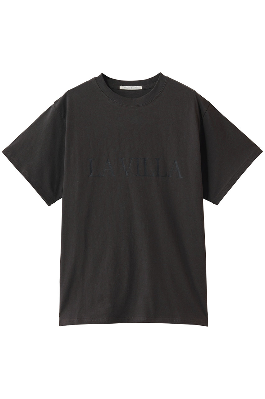 ガリャルダガランテ/GALLARDAGALANTEの【La villa】ロゴTシャツ(チャコールグレー/GGZ1061206A0003)