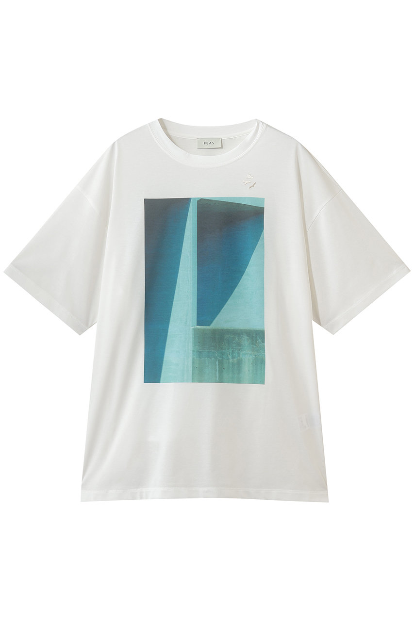 ガリャルダガランテ/GALLARDAGALANTEの【PEAS】フォトTee(ホワイト2/GGP1061306A0003)