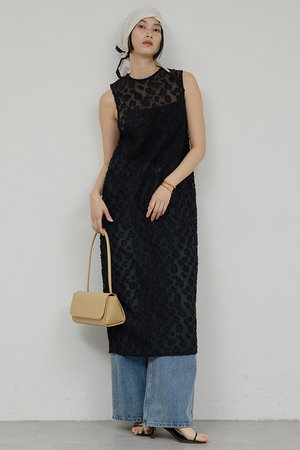 ガリャルダガランテ/GALLARDAGALANTEの【予約販売】ジャガードシアーワンピース(110500/110503)