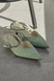 【予約販売】【2.718】アンクルストラップパンプス ガリャルダガランテ/GALLARDAGALANTE ミント(スエード)