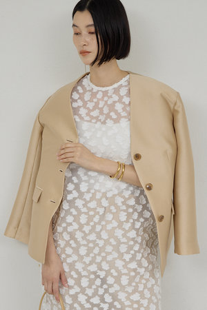 ガリャルダガランテ/GALLARDAGALANTEの【予約販売】【セットアップ対応】シルキーダブルクロスジャケット(110800/110801)