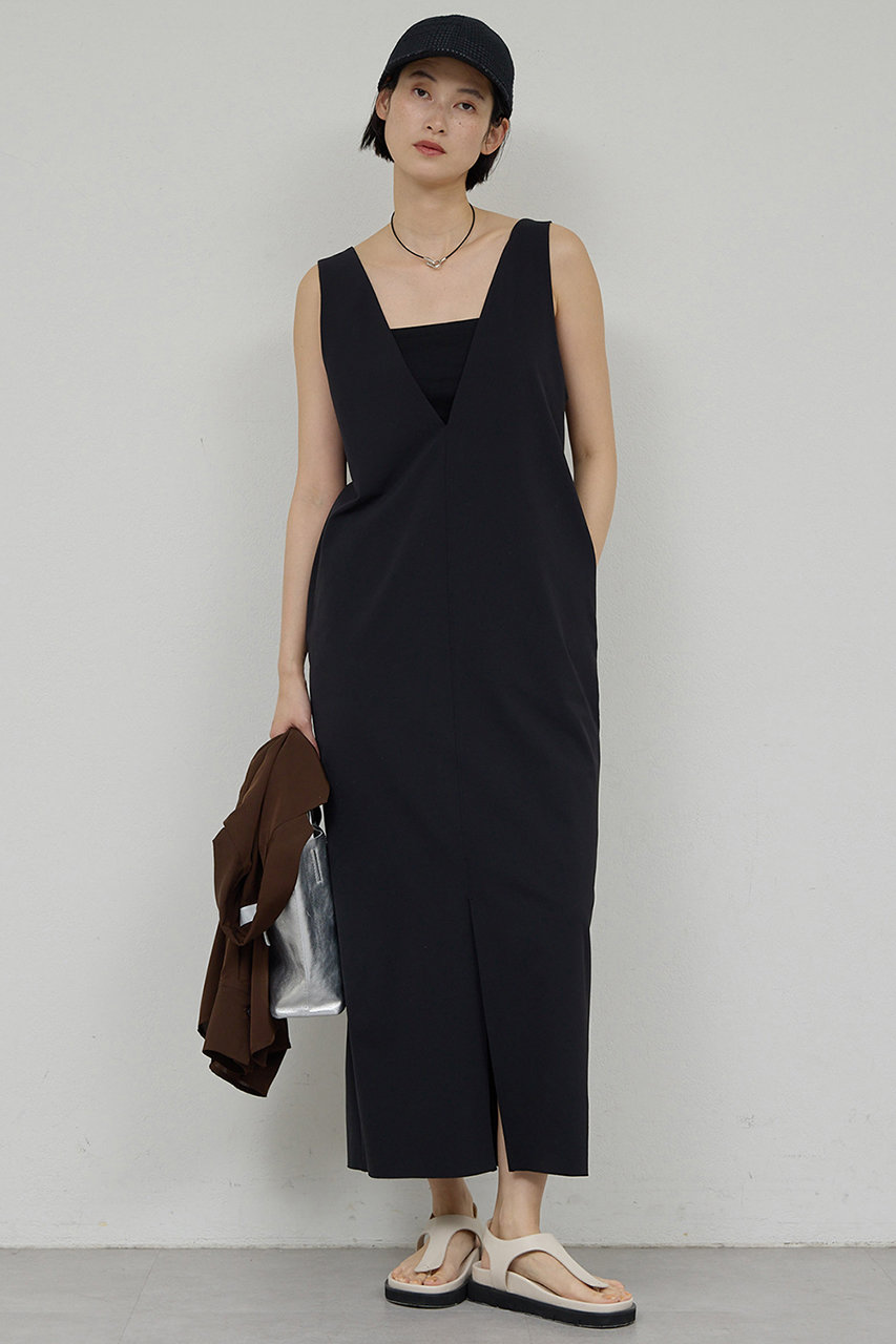 ガリャルダガランテ/GALLARDAGALANTEの【前後2way】ストレッチ2WAYワンピース(ブラック/GGZ1061109A0003)