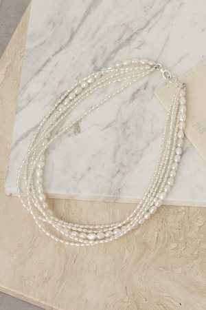 ガリャルダガランテ/GALLARDAGALANTEの【予約販売】【2.718】MIXパール5連ネックレス(150200/150201)