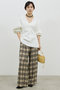 【予約販売】ステッチチェックパンツ ガリャルダガランテ/GALLARDAGALANTE
