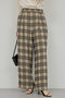 【予約販売】ステッチチェックパンツ ガリャルダガランテ/GALLARDAGALANTE