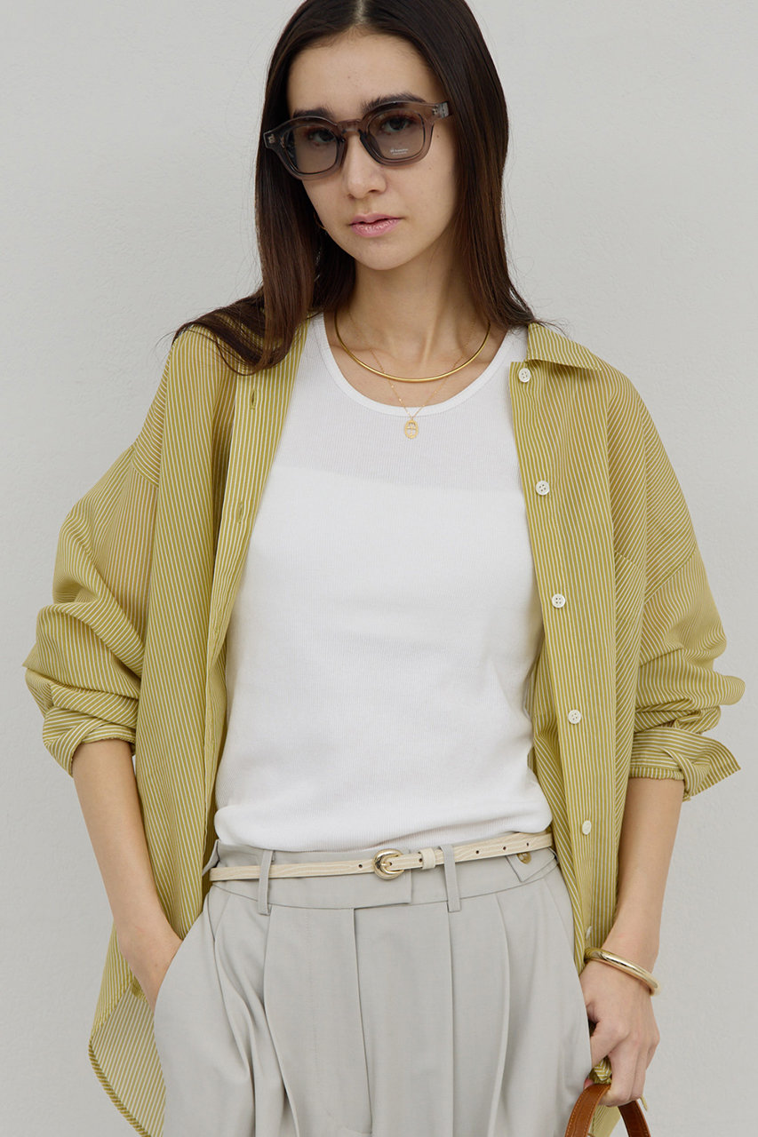 ガリャルダガランテ/GALLARDAGALANTEの【予約販売】〈前後2way〉ハイツイストリブタンク(ホワイト/GGZ1061206A0001)