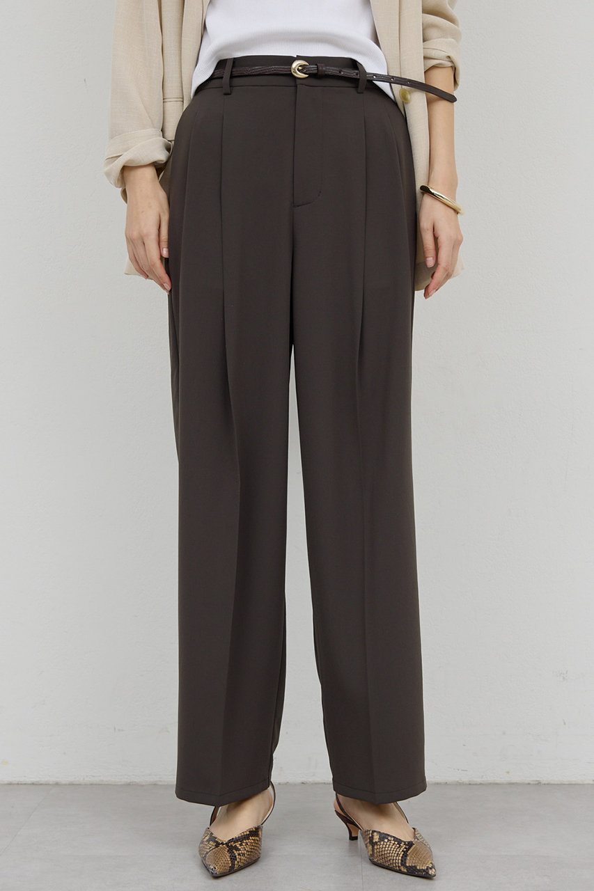 ガリャルダガランテ/GALLARDAGALANTEの【予約販売】ライトジャージーワイドパンツ(ダークブラウン/GGZ1061202A0002)