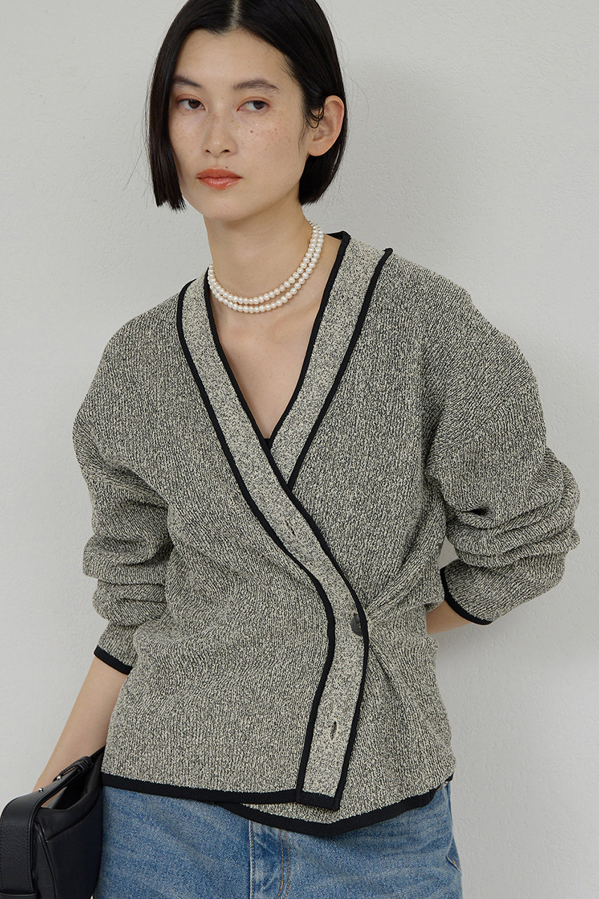 ガリャルダガランテ/GALLARDAGALANTEのツイーディカーディガン(ブラック/GGZ1061105A0002)