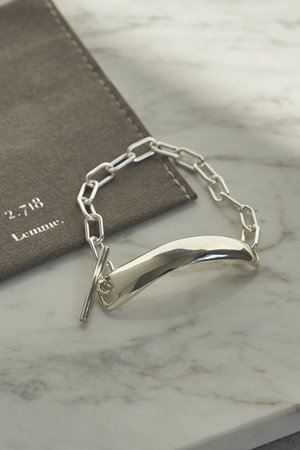 ガリャルダガランテ/GALLARDAGALANTEの【予約販売】【Lemme.×2.718】プレートチェーンブレスレット(150300/150302)