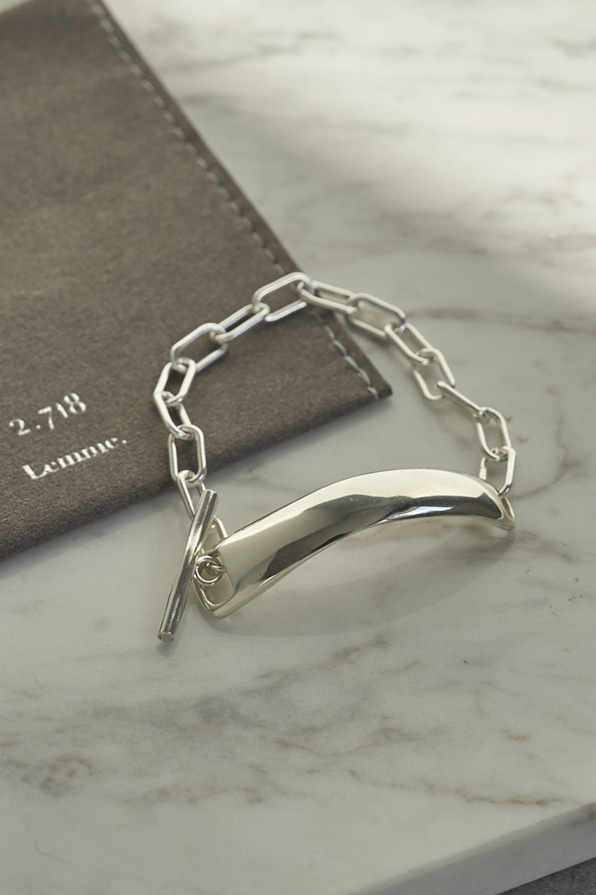 ガリャルダガランテ/GALLARDAGALANTEの【予約販売】【Lemme.×2.718】プレートチェーンブレスレット(925シルバー/GGN1061111A0007)