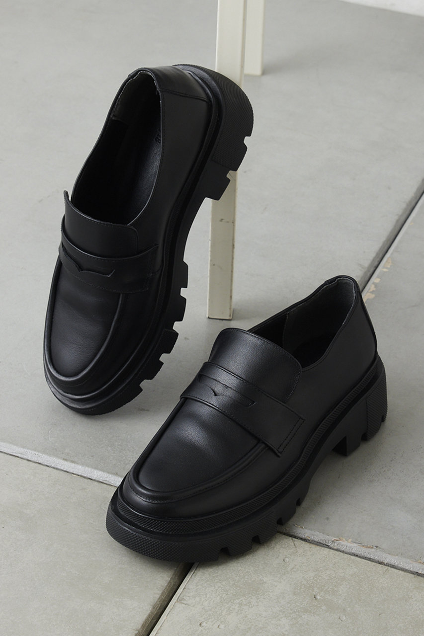 ガリャルダガランテ/GALLARDAGALANTEの【予約販売】【2.718】タンクソールローファー(ブラック/GGN1061113A0003)