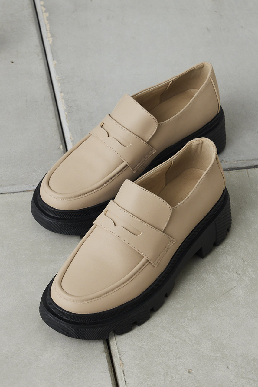 ガリャルダガランテ/GALLARDAGALANTEの【2.718】タンクソールローファー(ベージュ/GGN1061113A0003)