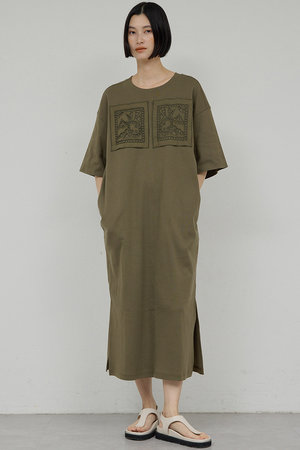 ガリャルダガランテ/GALLARDAGALANTEの【予約販売】【Dhritie】レースパッチワークワンピース(110500/110503)