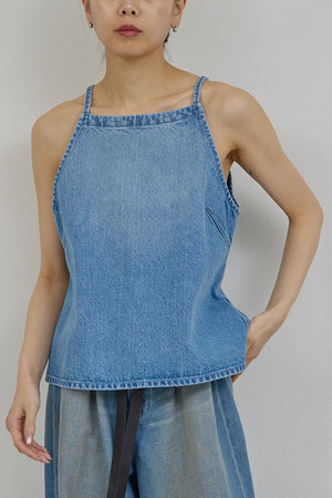 ガリャルダガランテ/GALLARDAGALANTEの【予約販売】【PEAS】デニムキャミブラウス(110400/110401)