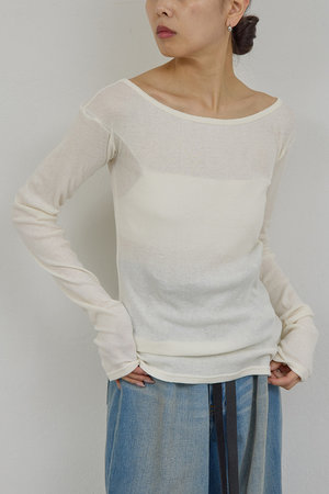 ガリャルダガランテ/GALLARDAGALANTEの【予約販売】【PEAS】ガーゼテレコプルオーバー(110100/110103)