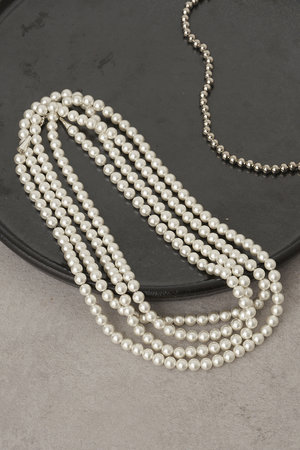 ガリャルダガランテ/GALLARDAGALANTEの【予約販売】レイヤードボールロングネックレス(150200/150202)