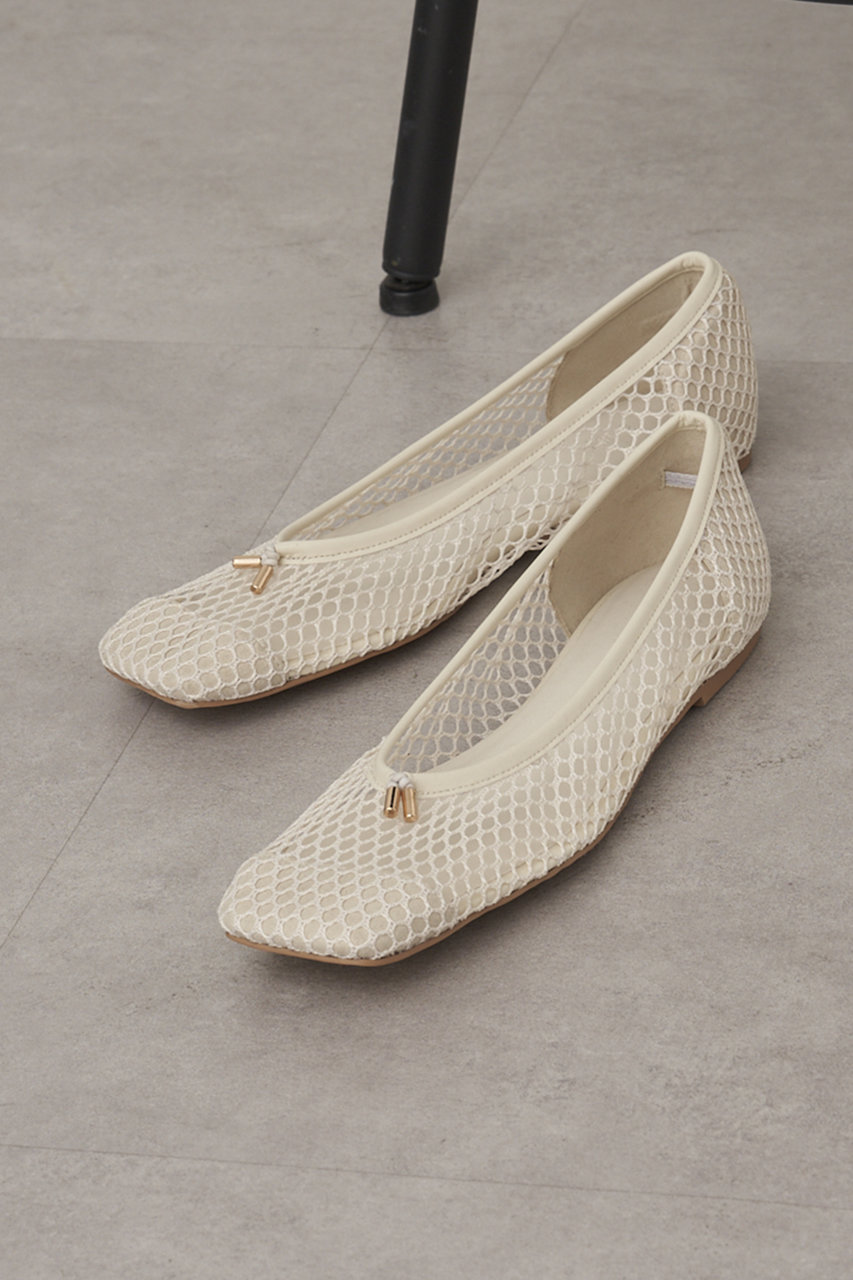 ガリャルダガランテ/GALLARDAGALANTEの【予約販売】【2.718】メッシュフラットシューズ(オフホワイト/GGN1061213A0003)