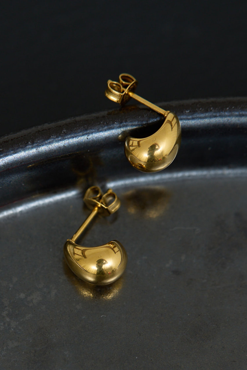 ガリャルダガランテ/GALLARDAGALANTEのステンレス グレインピアス(ゴールド/GGZ1061111A0005)