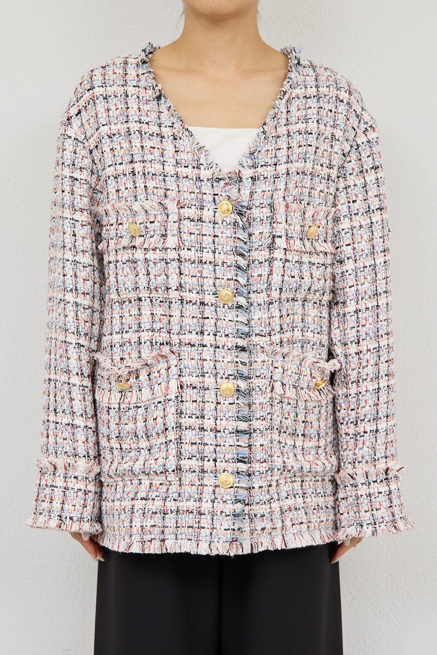 GALLARDAGALANTE(ガリャルダガランテ)｜ツイードジャケット/オフ