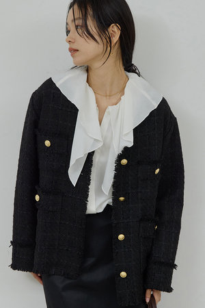 ガリャルダガランテ/GALLARDAGALANTEの【予約販売】ツイードジャケット(110800/110801)