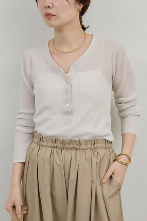 ガリャルダガランテ/GALLARDAGALANTEの【予約販売】シアーヘンリーニット(110300/110301)