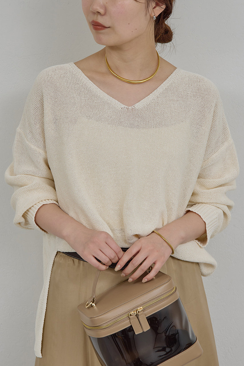 ガリャルダガランテ/GALLARDAGALANTEの【予約販売】コットンメッシュプルオーバー(オフホワイト/GGZ1061105A0009)