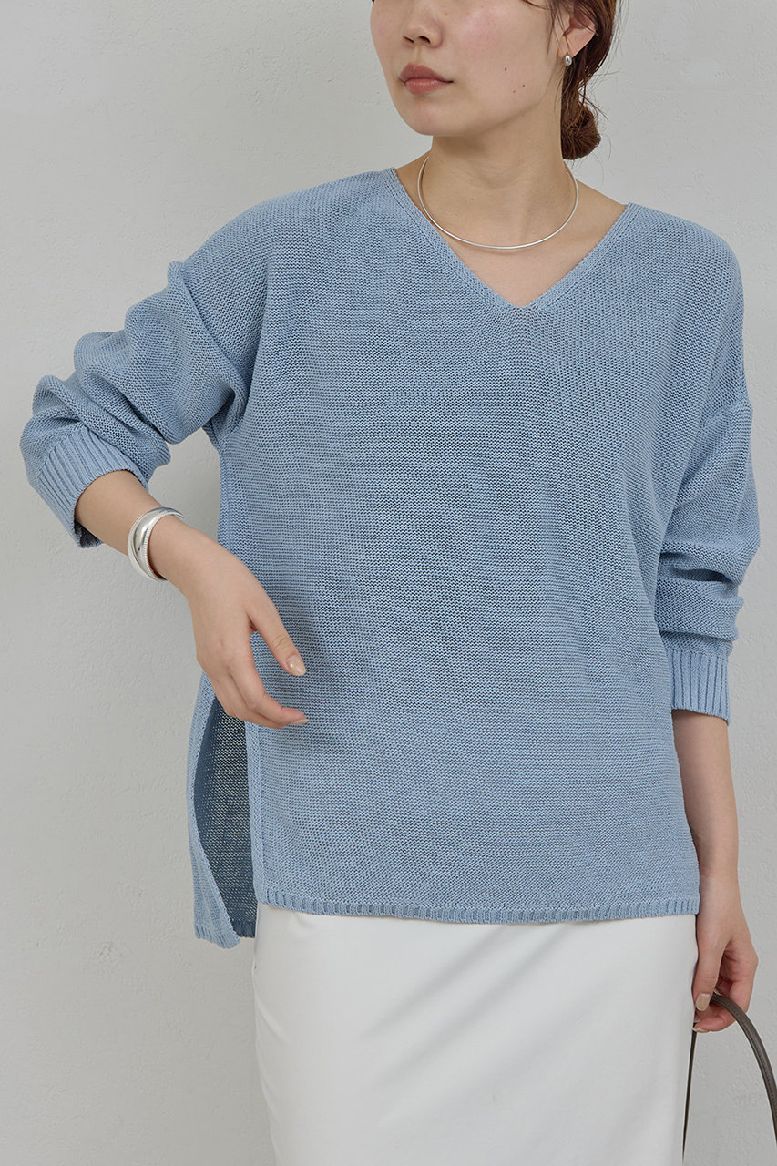 ガリャルダガランテ/GALLARDAGALANTEの【予約販売】コットンメッシュプルオーバー(ブルー/GGZ1061105A0009)