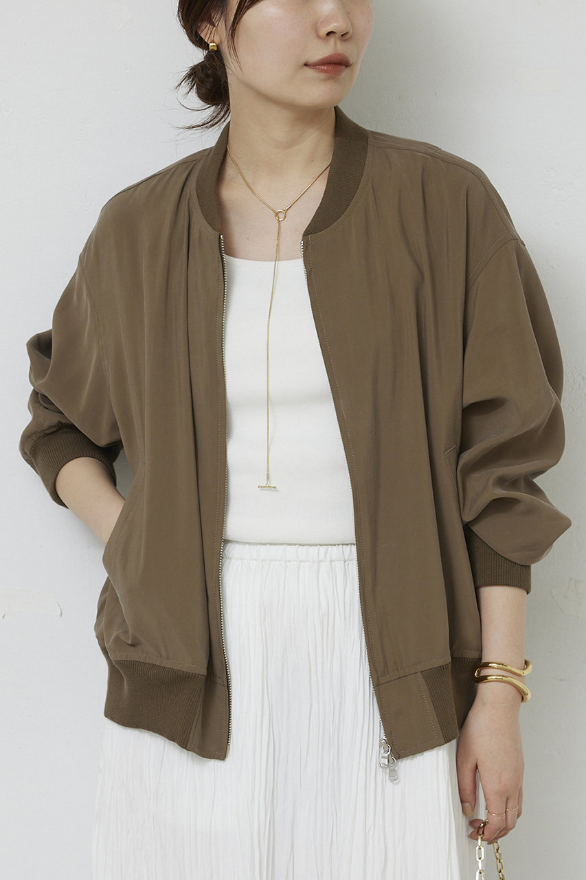 ガリャルダガランテ/GALLARDAGALANTEの【予約販売】サテンブルゾン(カーキ/GGZ1061207A0002)