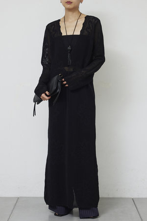 ガリャルダガランテ/GALLARDAGALANTEの【予約販売】メッシュニットドレス(110500/110503)