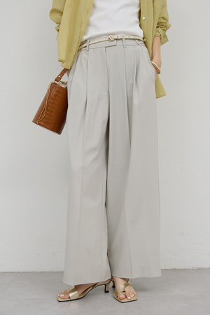 ガリャルダガランテ/GALLARDAGALANTEの【予約販売】(手洗い可)梳毛タックワイドパンツ(110600/110601)