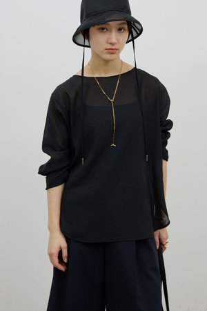 ガリャルダガランテ/GALLARDAGALANTEの【予約販売】(手洗い可)ラウンドTガーゼブラウス(110400/110403)