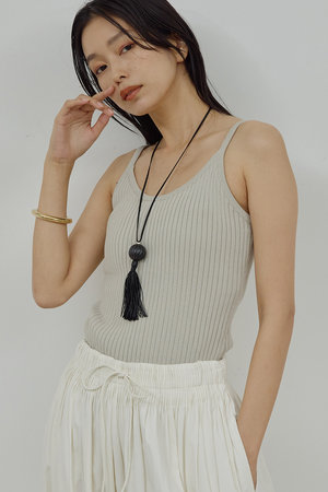 ガリャルダガランテ/GALLARDAGALANTEのリブニットキャミソール(110100/110101)