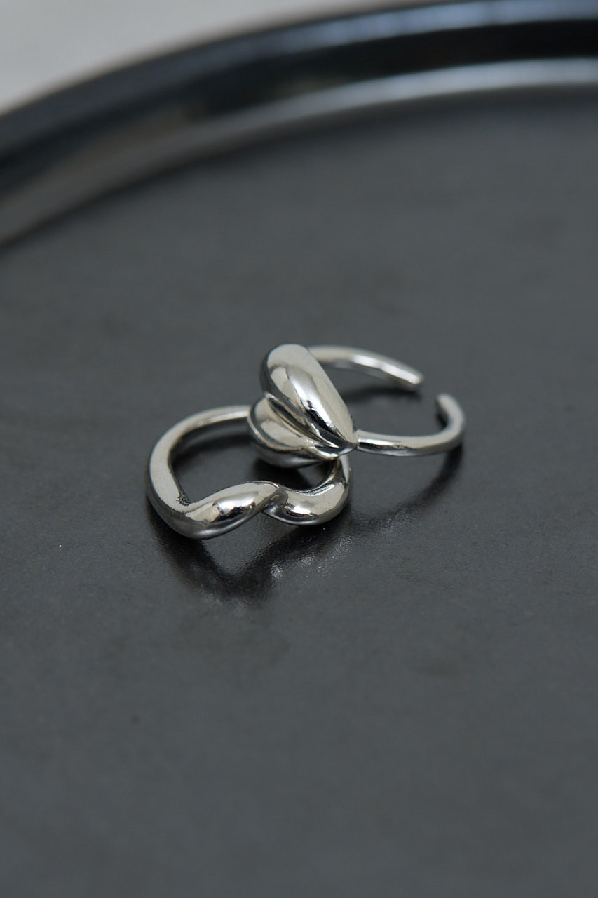 ガリャルダガランテ/GALLARDAGALANTEの【予約販売】ハートセットリング(シルバー/GGZ1061311A0004)