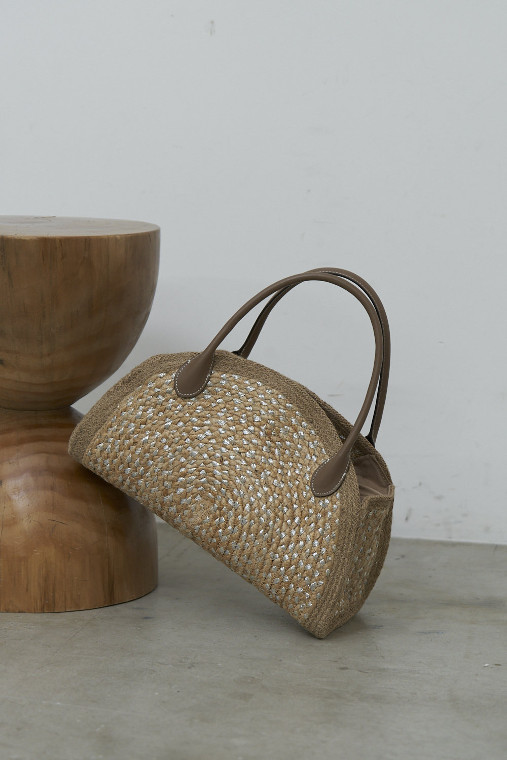 ガリャルダガランテ/GALLARDAGALANTEの【予約販売】【Jhuri Shate】ハーフサークルバッグ/L(ベージュ/GGZ1061312A0002)