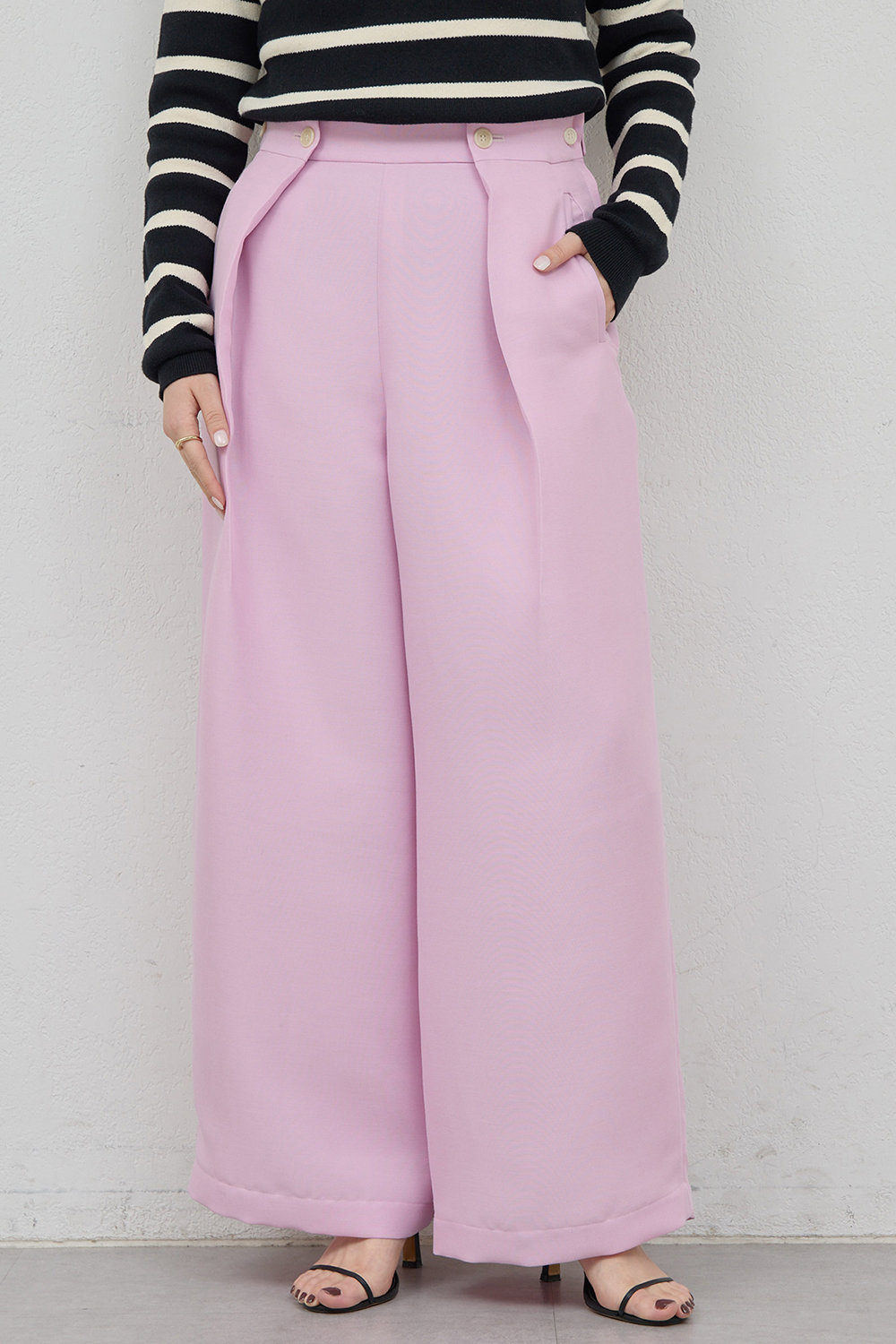 ガリャルダガランテ/GALLARDAGALANTEの【予約販売】【HERITANOVUM】タックマリンパンツ(ピンク/GGH1061302A0002)