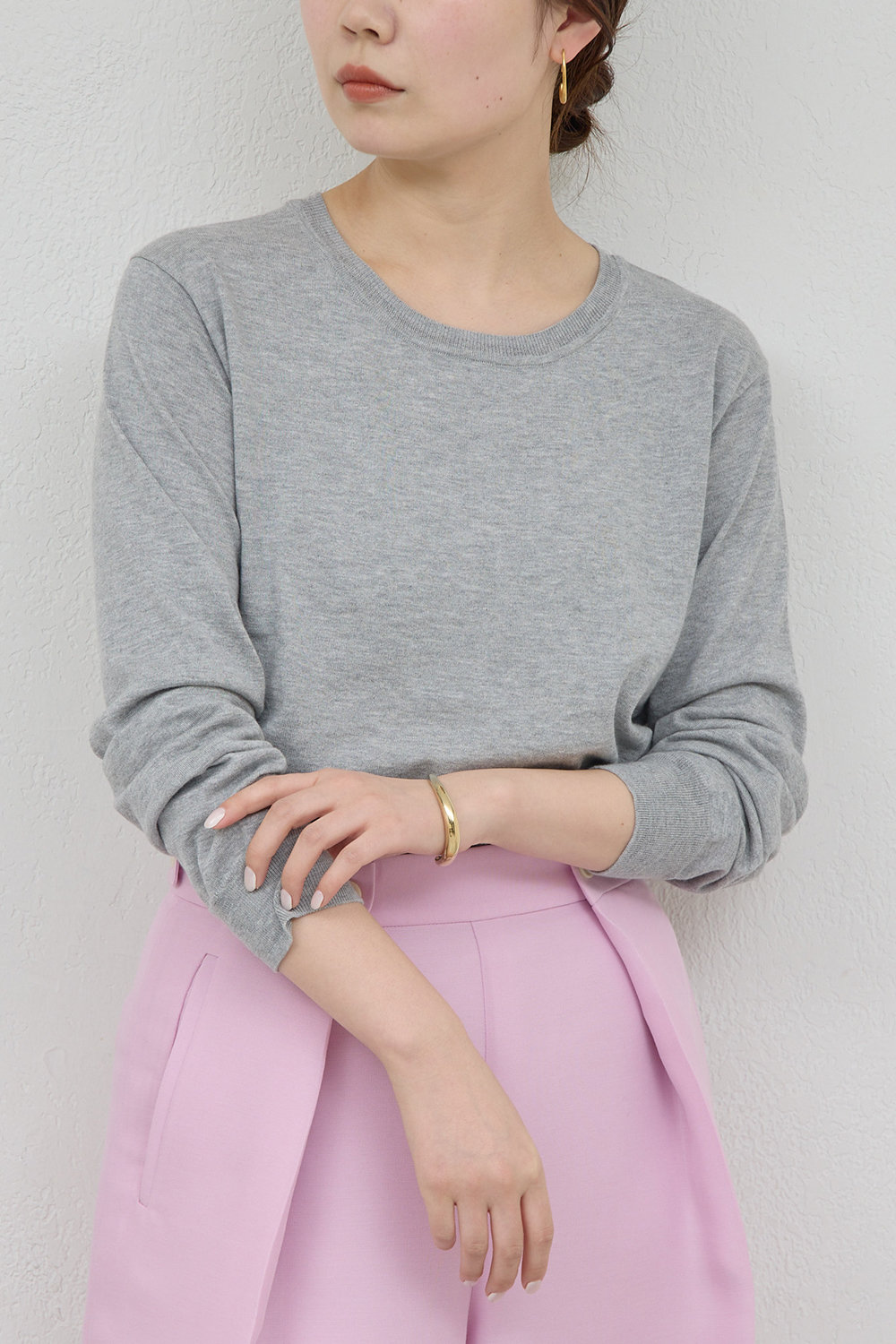 ガリャルダガランテ/GALLARDAGALANTEの【HERITANOVUM】シーアイランドコットンプルオーバー(グレー/GGH1061305A0001)