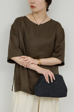 ガリャルダガランテ/GALLARDAGALANTEの【予約販売】【セットアップ対応】キュプラTeeブラウス(110400/110402)