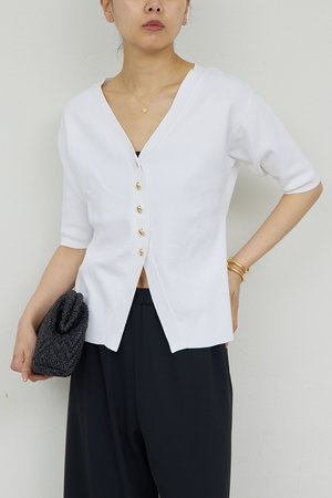 ガリャルダガランテ/GALLARDAGALANTEの【予約販売】ペプラムニットカーデ(110300/110303)