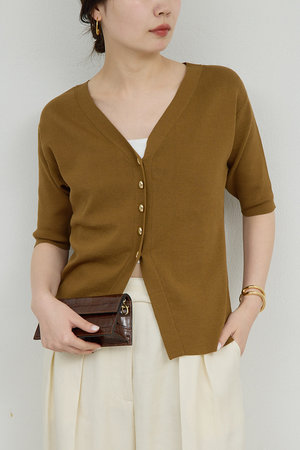 ガリャルダガランテ/GALLARDAGALANTEの【予約販売】ペプラムニットカーデ(110300/110303)