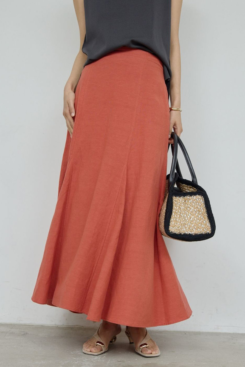 ガリャルダガランテ/GALLARDAGALANTEの【予約販売】リネンマチフレアスカート(レッド/GGZ1061401A0003)