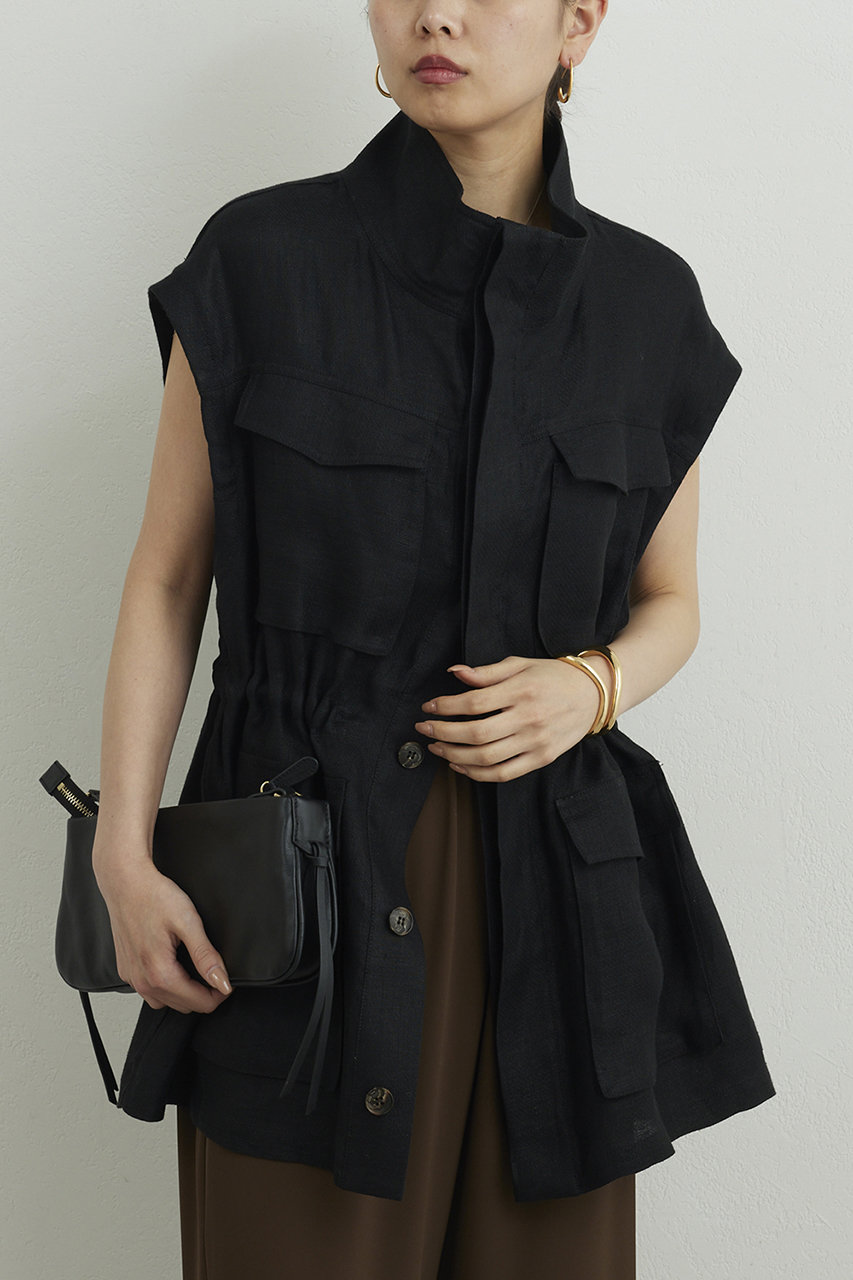 ガリャルダガランテ/GALLARDAGALANTEの【予約販売】フレンチリネンジレ(ブラック/GGZ1061407A0002)