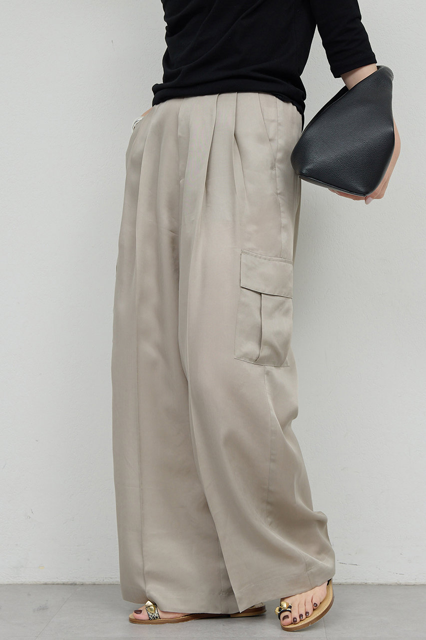 ガリャルダガランテ/GALLARDAGALANTEの【予約販売】【セットアップ対応】キュプラカーゴパンツ(グレージュ/GGZ1061402A0004)