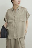 ミリタリーハーフスリーブシャツ