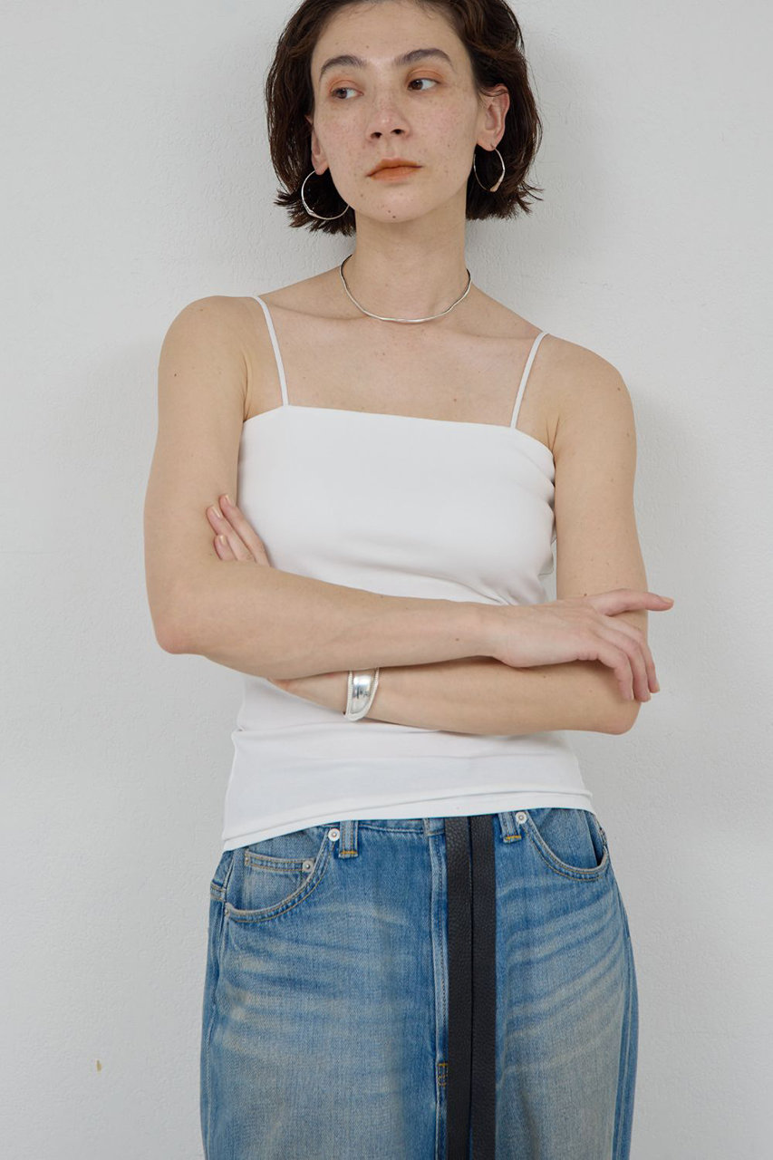 ガリャルダガランテ/GALLARDAGALANTEの【予約販売】カップ付きベアキャミソール(ホワイト/GGZ1061406A0009)