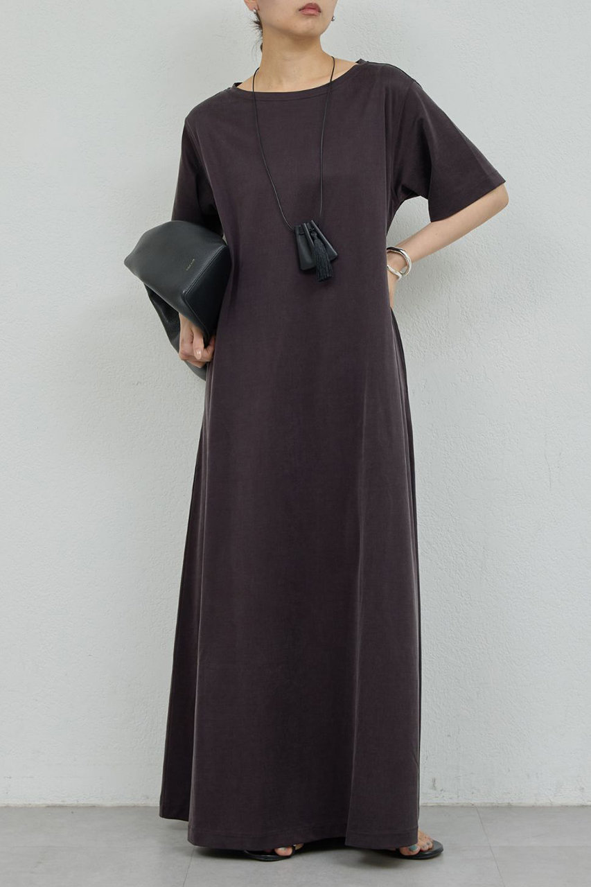 ガリャルダガランテ/GALLARDAGALANTEの【予約販売】キュプラジャージードレス(ブラウン/GGZ1061409A0004)