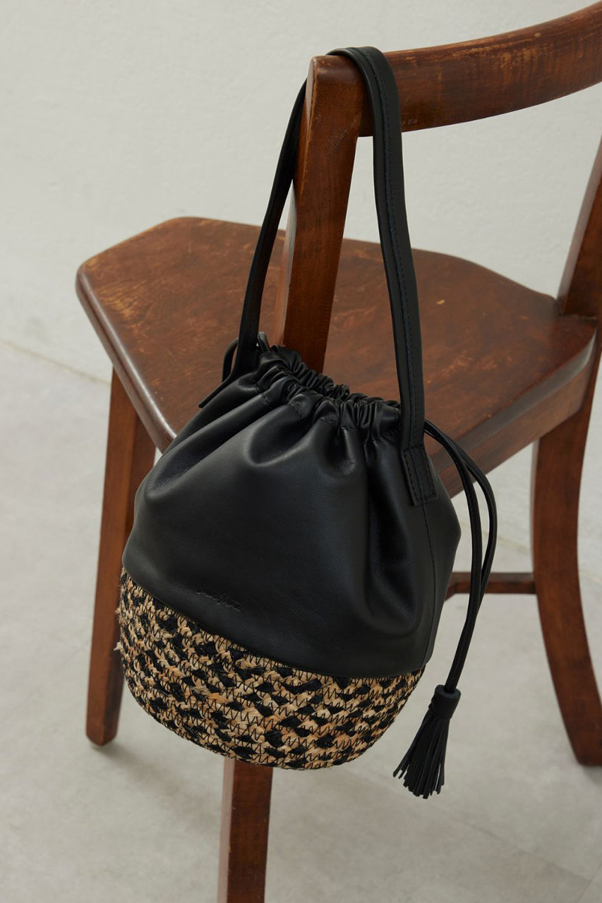 ガリャルダガランテ/GALLARDAGALANTEの【予約販売】【Jhuri Shate】ドローストリングバッグ(ブラック/GGZ1061412A0001)