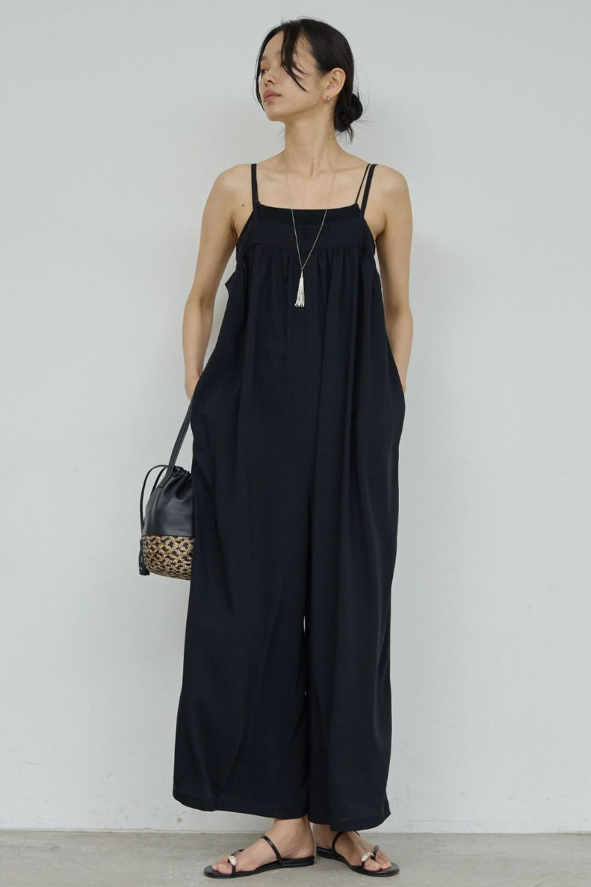 ガリャルダガランテ/GALLARDAGALANTEの【予約販売】ギャザーオールインワン(ブラック/GGZ1061409A0005)